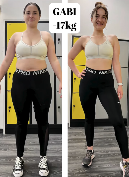 Metamorfoza Gabi: zdjęcia przed i po, minus 17 kg.